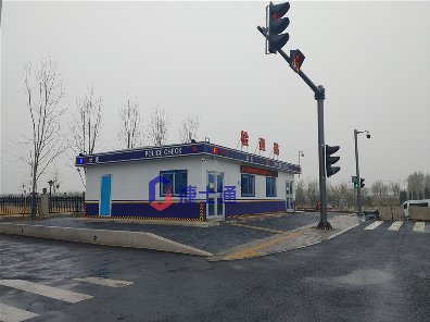 北京大型機場警務室檢查站